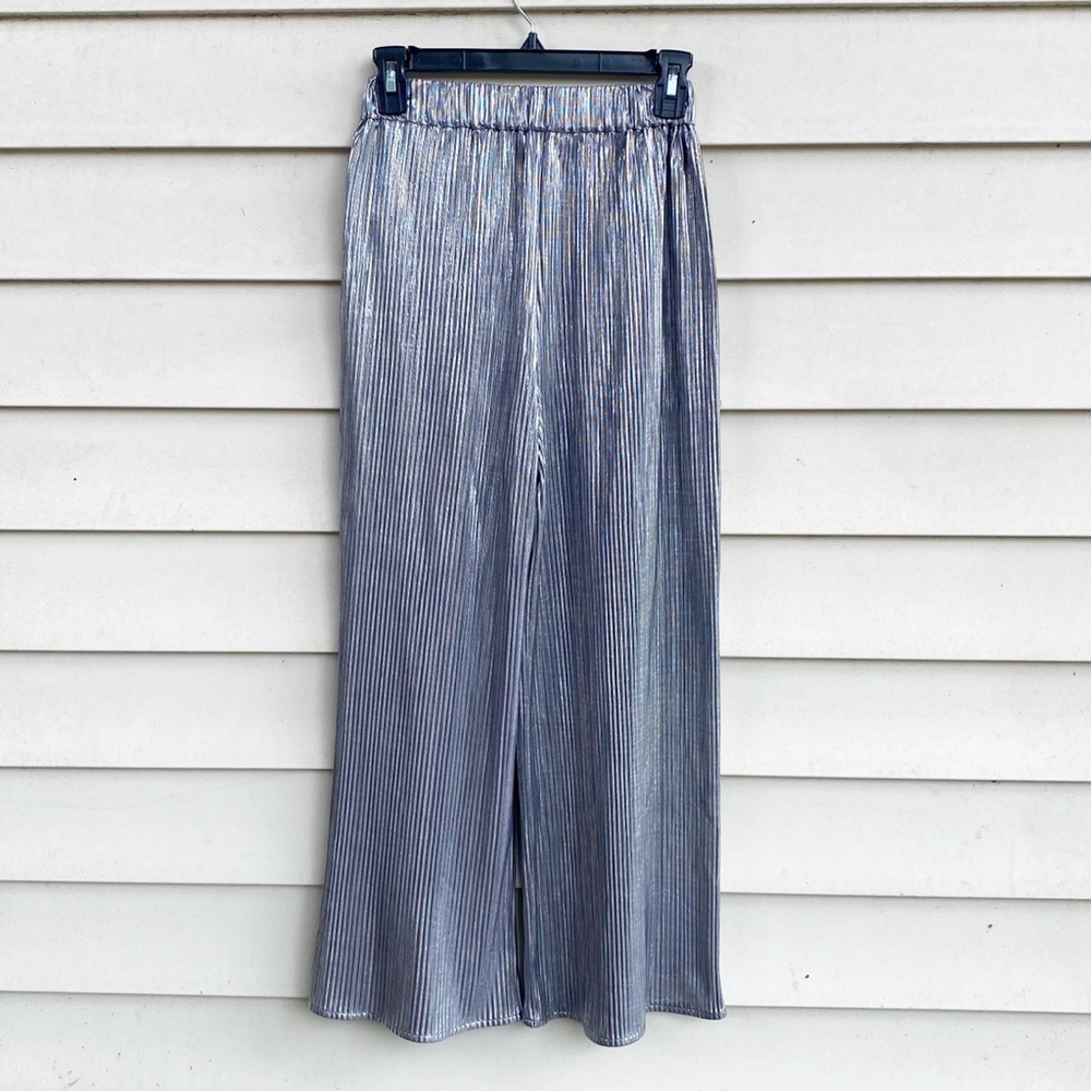 Lovers + Friends | Hank Pants in Dark Silver XS Cropped - Picture 4 of 8